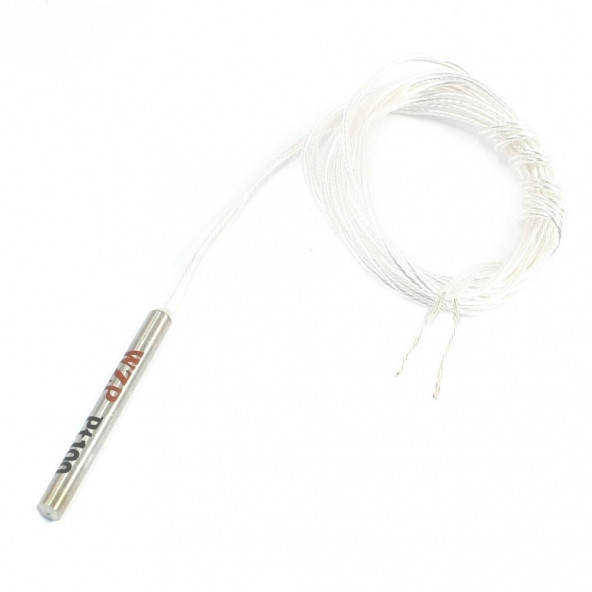 PT100 Platinyum Isı Sıcaklık Sensörü 50cm Su Geçirmez -200C to 450C Metal Koruyucu Dalgıç Prob Terml - 5