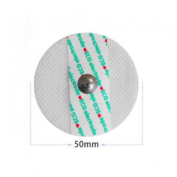 EKG ECG Elektrot Padi Nabız Kalp Ölçüm Sensör Padi Çıtçıtlı 50mm - 5