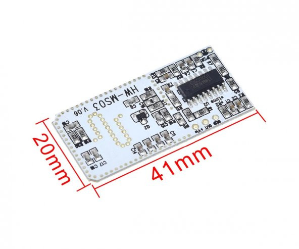 HW-MS03 Mikrodalga Radar Sensör Modülü 2.4Ghz / 5.8Ghz Kablosuz