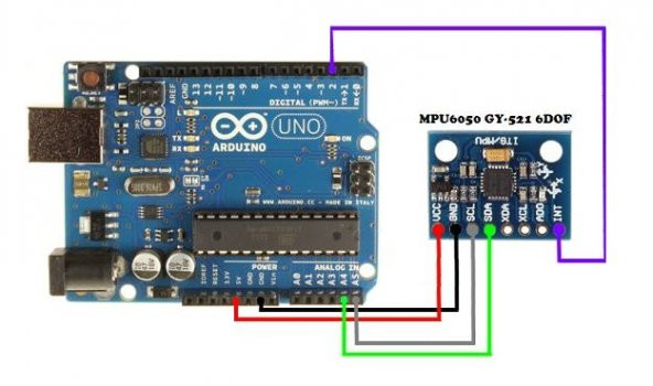 MPU6050 6 Eksen IMU İvme Ölçer Sensör Modülü GY-521 MPU-6050 Gyro - 7
