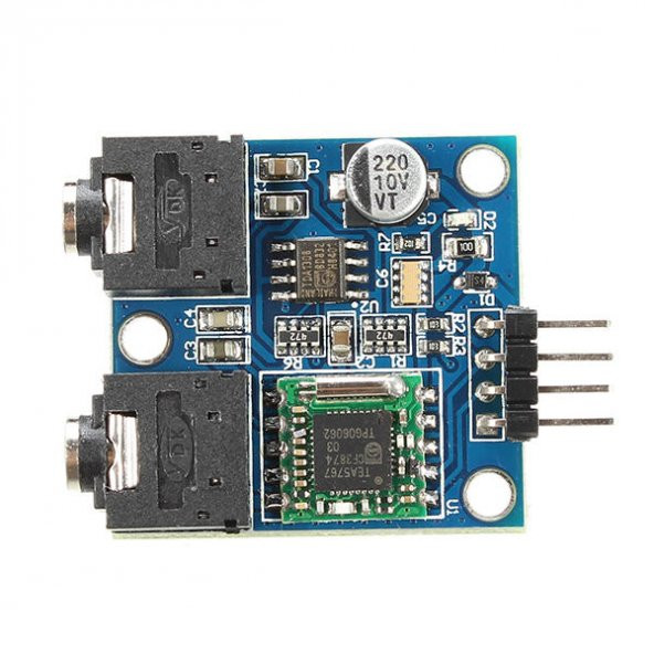 TEA5767 FM Stereo Radyo Alıcı Modülü 5V 76-108MHZ + Anten - 5
