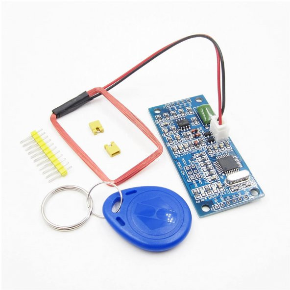 HZ-1050 125 kHz RFID Okuyucu Kablosuz Personel Stok Takip Kart 5V - Resim 4