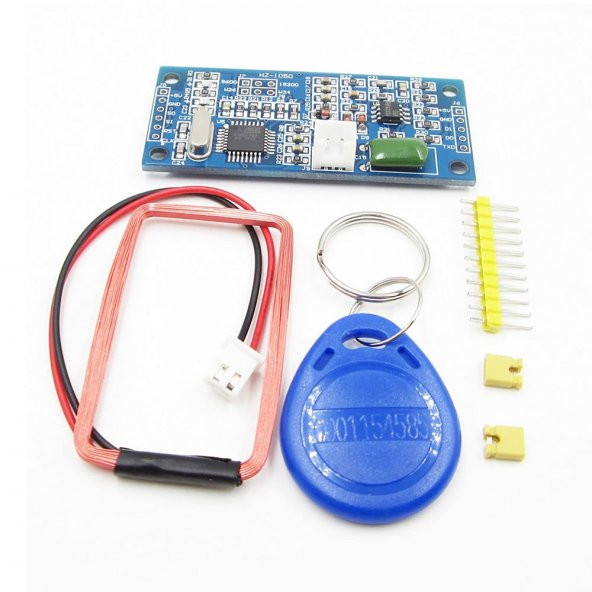 HZ-1050 125 kHz RFID Okuyucu Kablosuz Personel Stok Takip Kart 5V - Resim 6