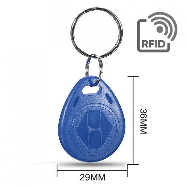 125Khz Rfid Manyetik Anahtarlık Proximity Göstergeç 125 Khz Kapı Geçiş Personel Takip Em4100 - 8