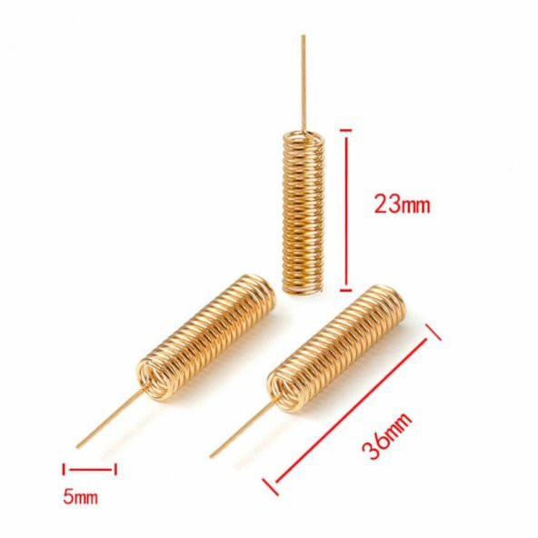 433Mhz Helical Anten Rf Kablosuz Haberleşme Kumanda - Resim 8