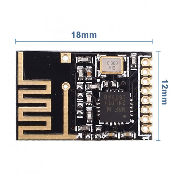 Mini Smd Nrf24L01 2.4Ghz Rf Haberleşme Modülü Kablosuz Tranceiver - 4