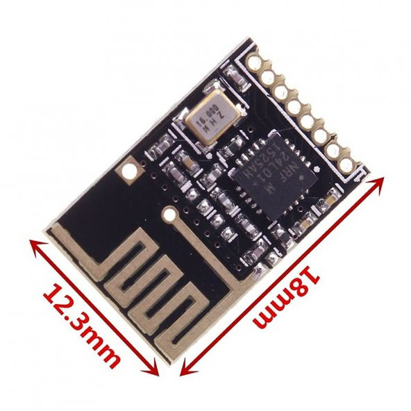 Mini Smd Nrf24L01 2.4Ghz Rf Haberleşme Modülü Kablosuz Tranceiver - 6