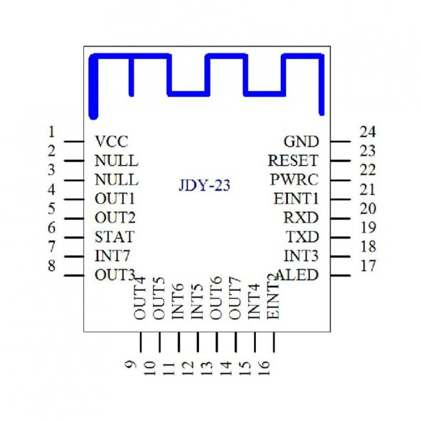 Jdy-23A Bluetooth 5.0 Modül Kablosuz Haberleşme Modülü - 8
