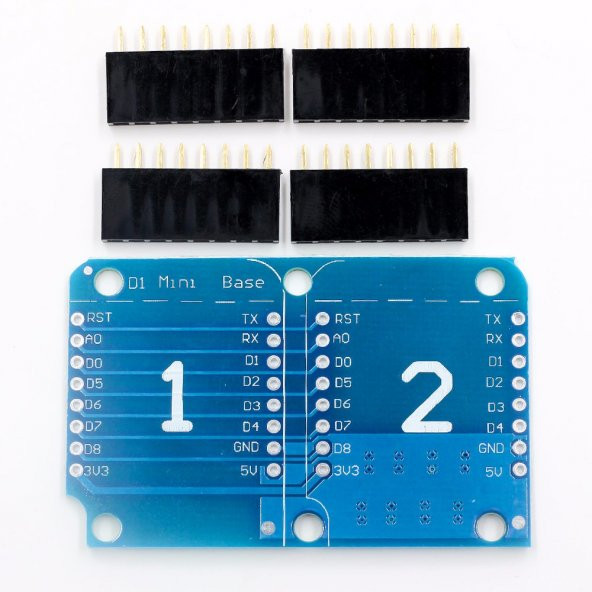 Wemos D1 Mini Genişleme Kartı Double Board - Resim 6