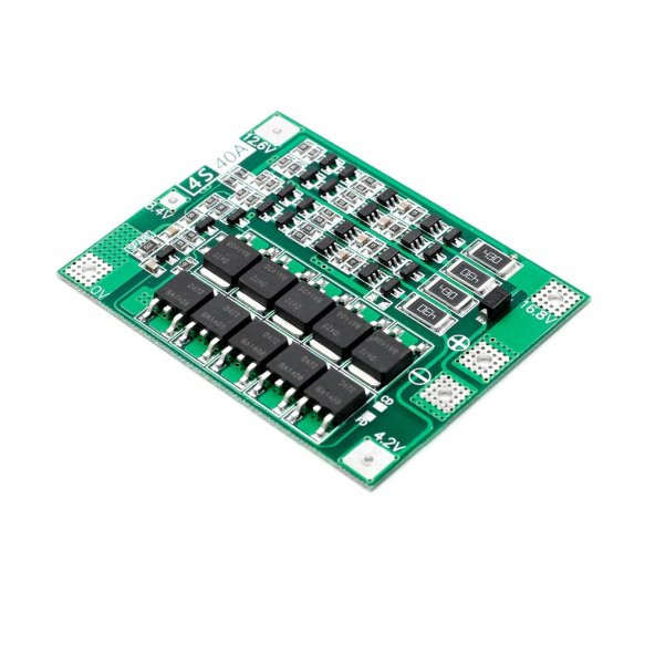 4S 40A Balans Versiyon - Lityum Batarya BMS Koruma Kartı Lipo - 4