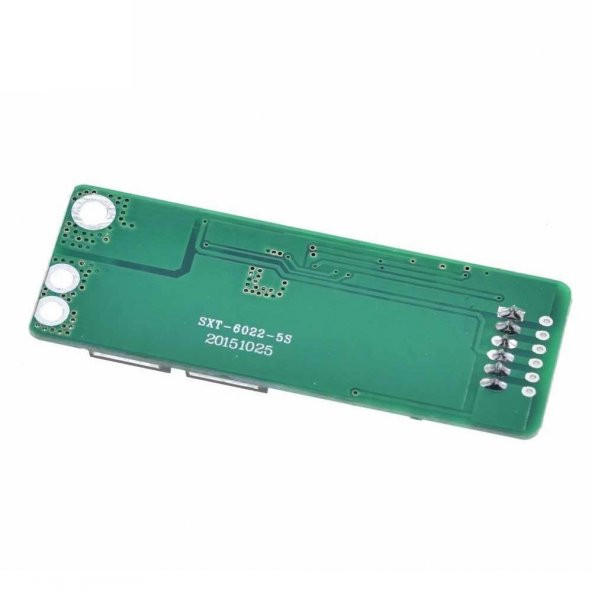 5S 15A BMS Lityum Li-ion Batarya Koruma Kartı 5x 18650 Pil Lipo - 7