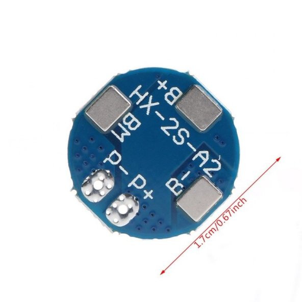 2S 5A BMS Lityum Li-ion Batarya Koruma Kartı 18650 Lipo - Resim 3
