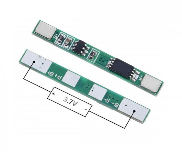 1S 3A BMS Koruma Kartı 3.7V Lityum Batarya 18650 Li-ion Lipo - 2