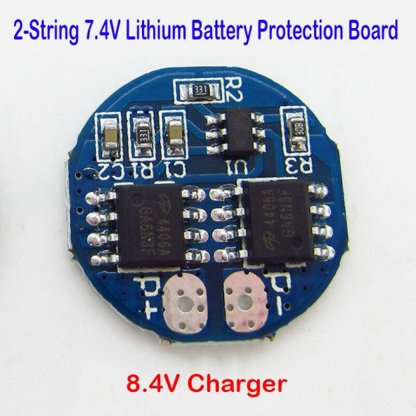 2S 5A BMS Lityum Li-ion Batarya Koruma Kartı 18650 Lipo - Resim 6