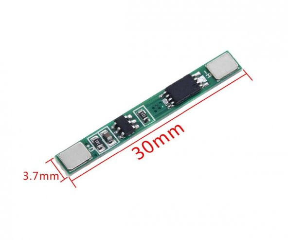 1S 3A BMS Koruma Kartı 3.7V Lityum Batarya 18650 Li-ion Lipo - 8