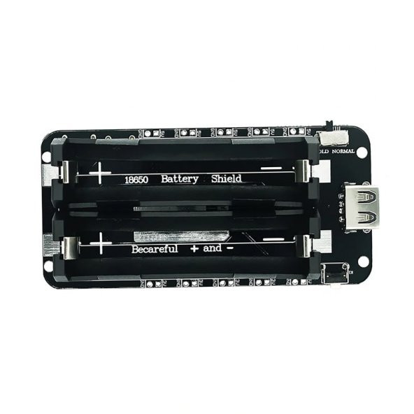 2x 18650 Pil Şarj Kartı V8 Battery Shield Lityum Li-on Powerbank - 4