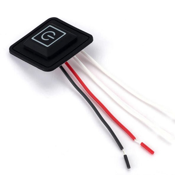 12V Silikon Anahtar 3 Modlu 3 Renk Led Gösterge Isıtıcı Dimmer - 2