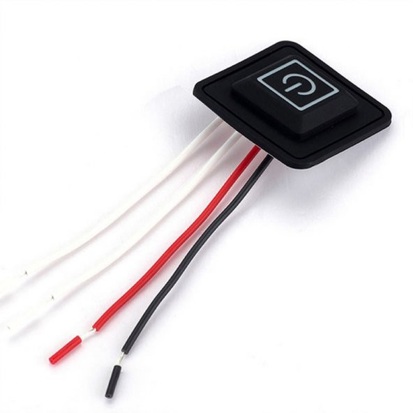 12V Silikon Anahtar 3 Modlu 3 Renk Led Gösterge Isıtıcı Dimmer - 3