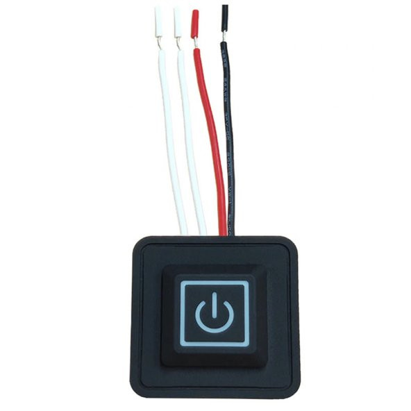12V Silikon Anahtar 3 Modlu 3 Renk Led Gösterge Isıtıcı Dimmer - 5