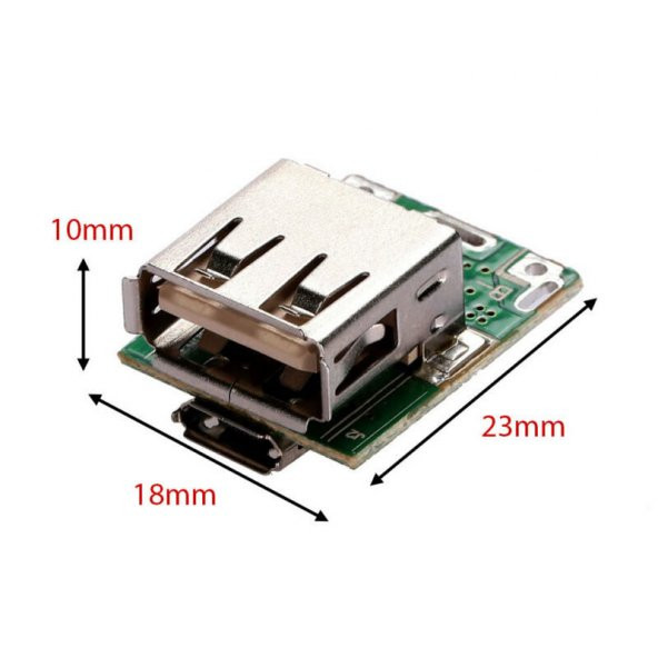 134N3P Powerbank Devresi - Lityum Pil Şarj - 5V 1A Usb Boost Modül Lion - 8