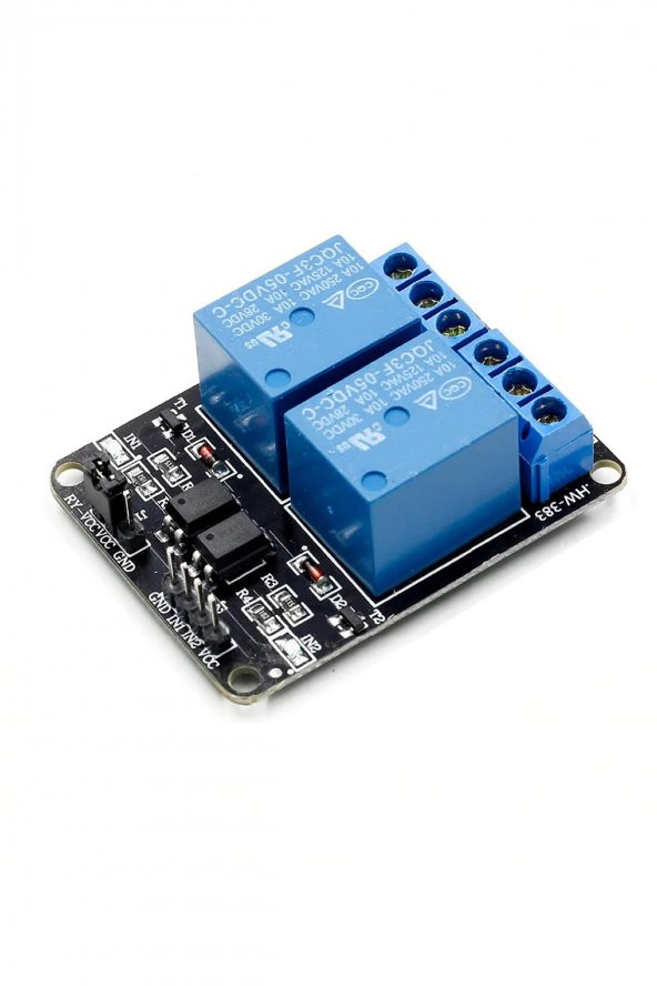 2 Kanal 12V Röle Modül  AC 250V 10A  Optokuplör İzolasyon