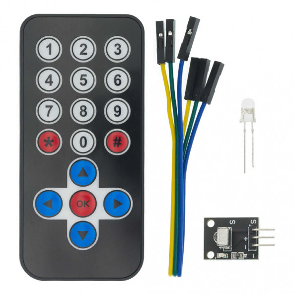 IR Alıcı Verici Kumanda Seti Kızıl Ötesi Kablosuz Uzaktan Alıcı Verici Ky022 Receiver TV Uydu Klima Alıcı