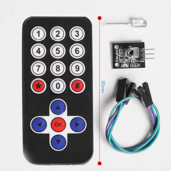 IR Alıcı Verici Kumanda Seti Kızıl Ötesi Kablosuz Uzaktan Alıcı Verici Ky022 Receiver TV Uydu Klima Alıcı - 4