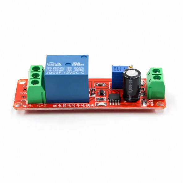 NE555 12V 0-10sn Zaman Gecikme Röle Modülü 250V AC/10A 30V DC Süre Ayarlanabilir Gecikmeli Başlangıç - Resim 5
