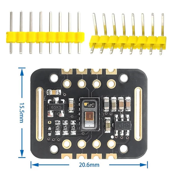 MAX30102 Nabız Kalp Atış Hızı Sensörü  Biyosensör I2C Kandaki Oksijen Konsantrasyonu Ölçümü Oksimetre - Resim 2