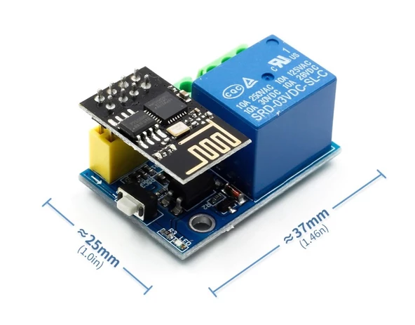 ESP8266 5V WiFi Röle Modülü SRD-03VDC-SL-C - 7