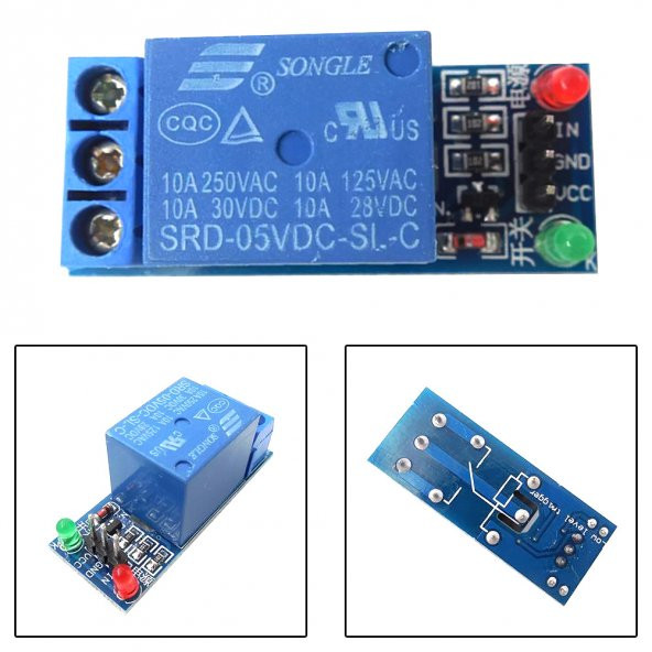 1 Kanal 5V Röle Modül AC 250V 10A Arduino - 2
