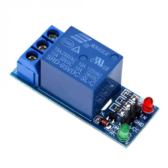1 Kanal 5V Röle Modül AC 250V 10A Arduino - 4