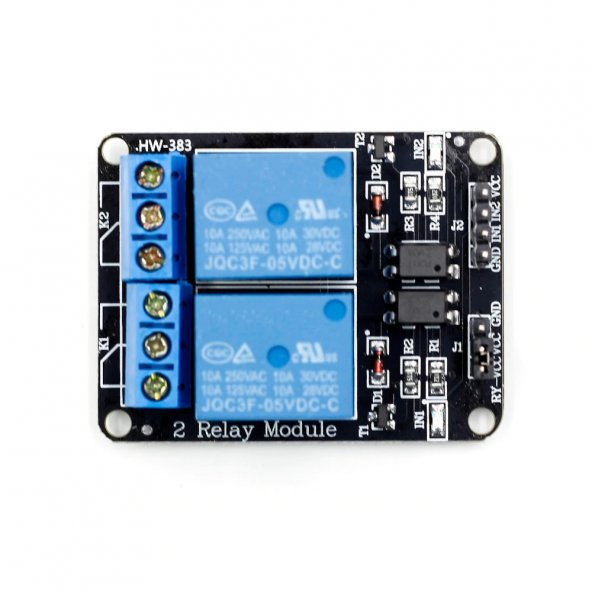 2 Kanal 5V Röle Modül AC 250V 10A Optokuplör İzolasyonlu - Resim 7