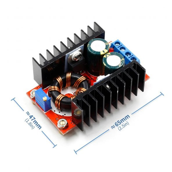 DC DC Çevirici 150W Boost Converter Voltaj Yükseltici Regülatör