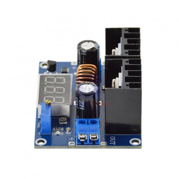 XL4016 Voltmetreli Ayarlanabilir 4-40V To 1.25-36V 5A Step-Down - 5
