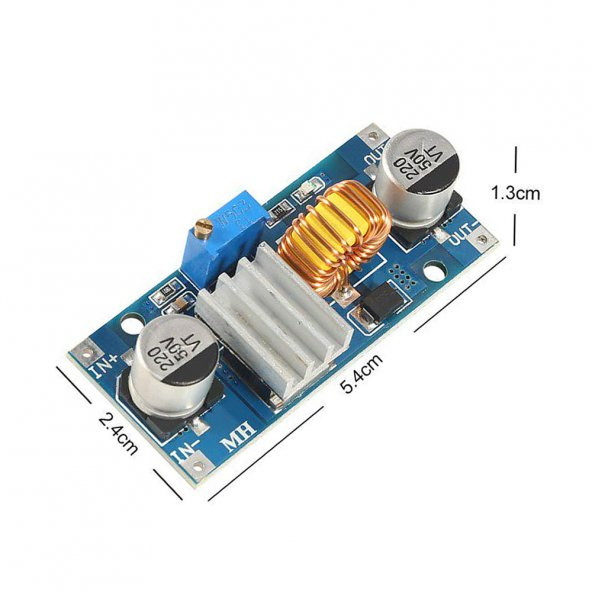 XL4015 36V 5A DC Voltaj Düşürücü Ayarlanabilir Güç Kaynağı Modülü - 5