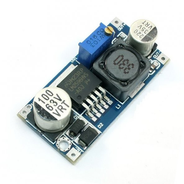 Ayarlanabilir 3A Mini Güç Kaynağı Voltaj Düşürücü Lm2596 Modül