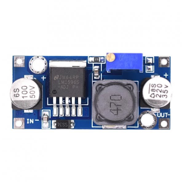 Ayarlanabilir 3A Mini Güç Kaynağı Voltaj Düşürücü Lm2596 Modül - 2