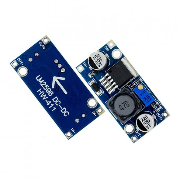 Ayarlanabilir 3A Mini Güç Kaynağı Voltaj Düşürücü Lm2596 Modül - 3