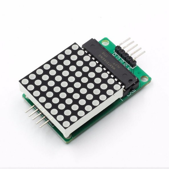 MAX7219 Nokta Led Matris Modülü 8x8 Matris Ortak Katot 64 Nokta - 2