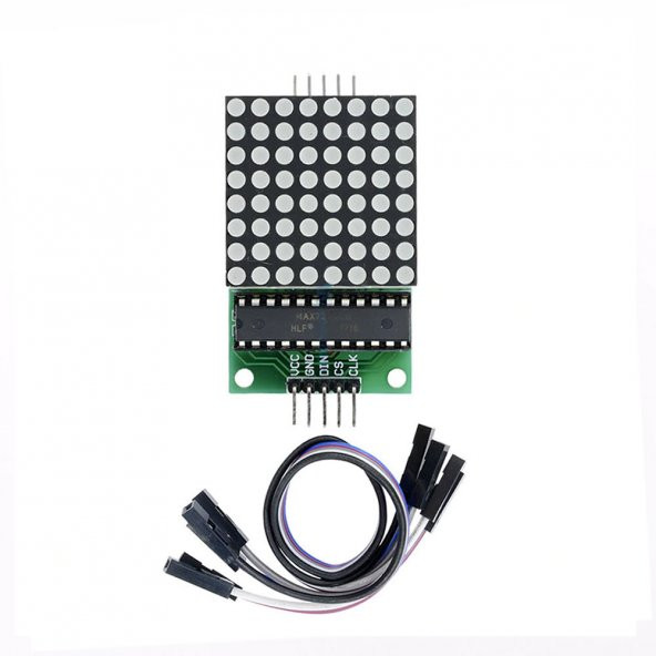 MAX7219 Nokta Led Matris Modülü 8x8 Matris Ortak Katot 64 Nokta - 6