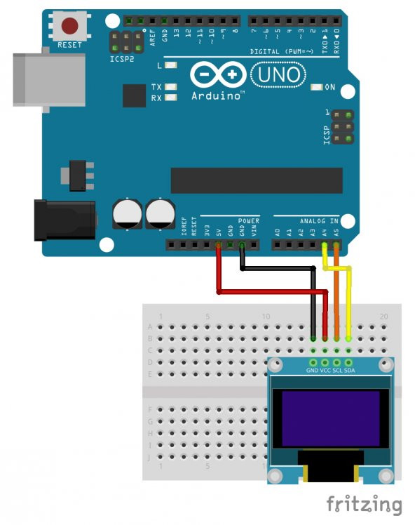 0.96 Inch Beyaz Oled Lcd Modül 128x64 Pixel IIC I2C Seri 0.96 Ekran Gösterge SSD1306 3.3V 5V Matrix - 6