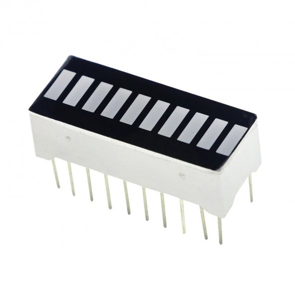 4 Renk Bar Led 10 Segment Akü Batarya Kapasite Doluluk Göstergesi - Resim 4