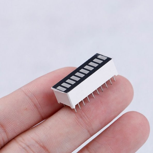 4 Renk Bar Led 10 Segment Akü Batarya Kapasite Doluluk Göstergesi - Resim 5