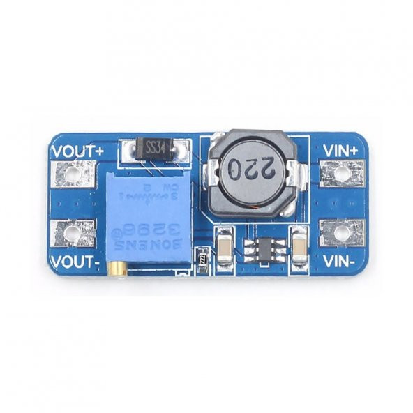 MT3608 Dc-Dc Step Up Boost Modül 2-28V 2A Voltaj Yükseltici - 2