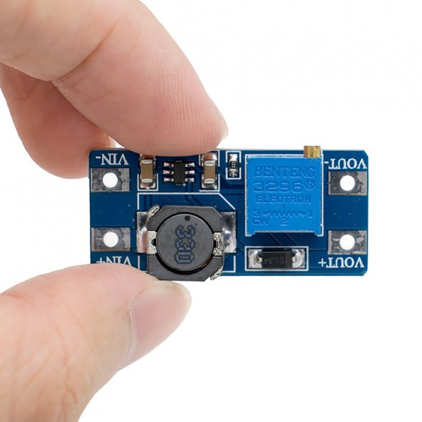 MT3608 Dc-Dc Step Up Boost Modül 2-28V 2A Voltaj Yükseltici - 3