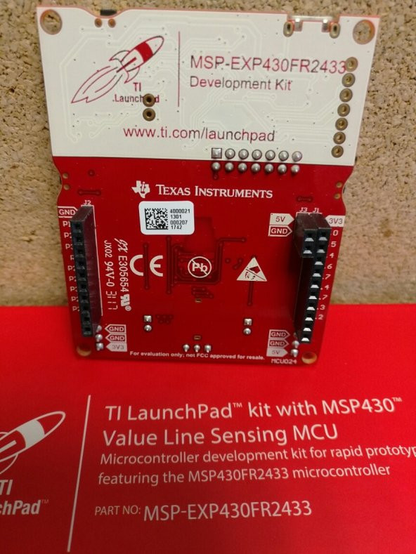 MSP-EXP430FR2433 Launchpad Geliştirme Kiti - Resim 4