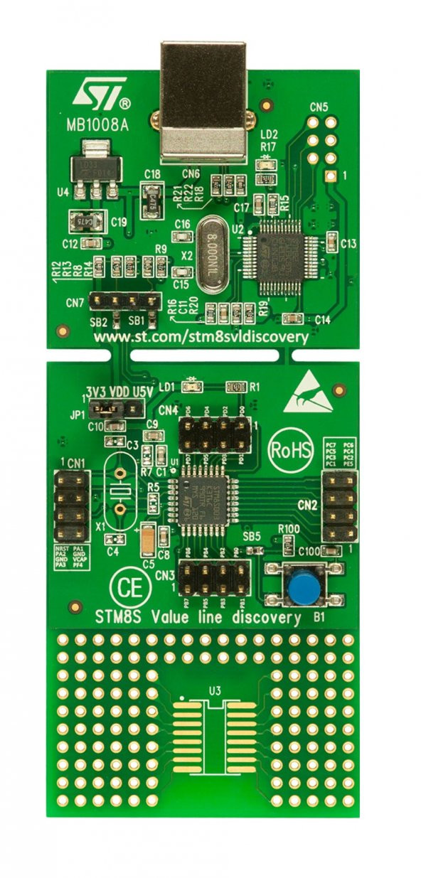 STM8SVL DISCOVERY KIT - STM8S003K3 MCU - 2