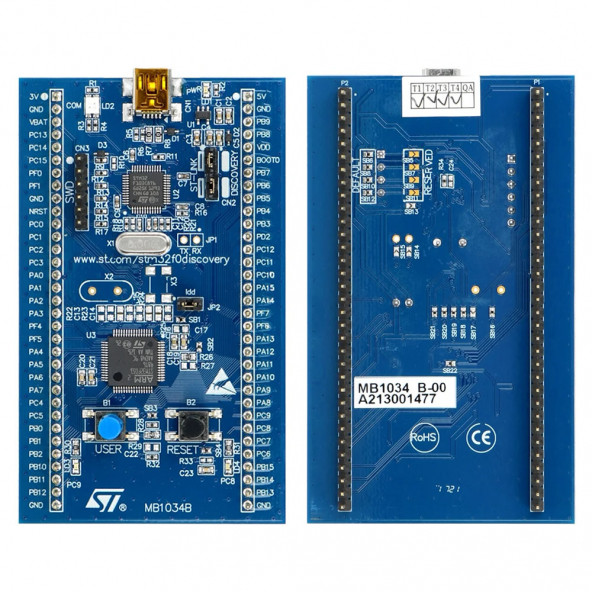ST STM32F051 STM32F0DISCOVERY Discovery Kit '' Proto Pcb STM32F051R8T6 Cortex M0 Arm 48 MHz Mcu Geliştirme Kartı - 3