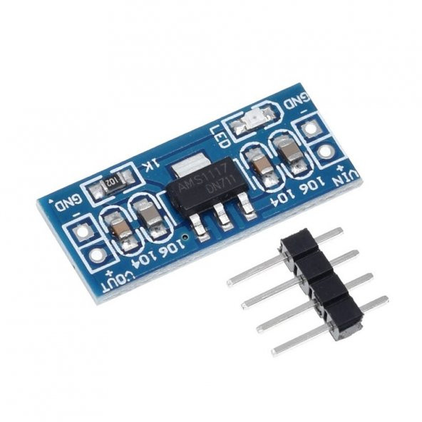 AMS1117 5V Modül Voltaj Regülatörü 5V Güç Kaynağı Modülü Voltaj D - 4